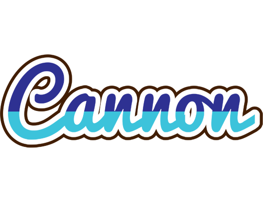 Cannon raining logo