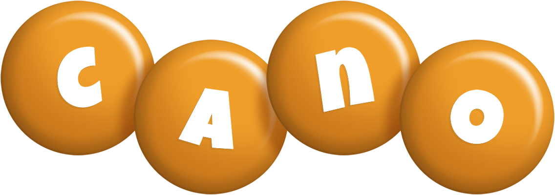 Cano candy-orange logo