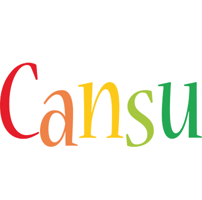 Cansu birthday logo