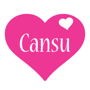 Cansu love-heart logo