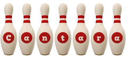 Cantara bowling-pin logo