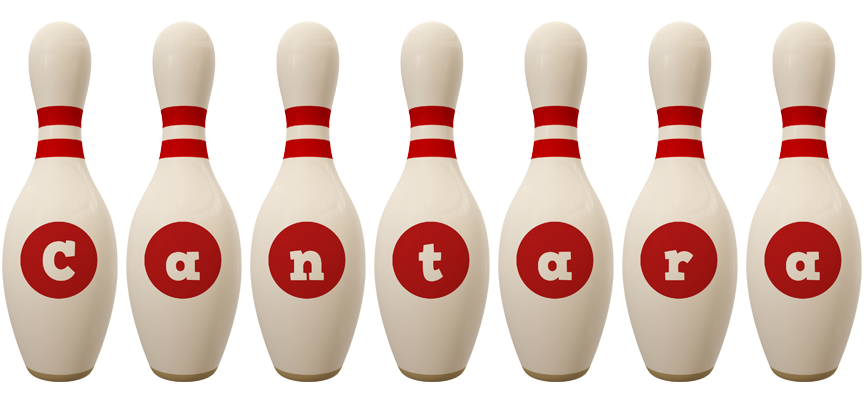 Cantara bowling-pin logo