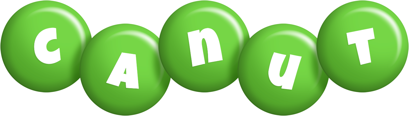 Canut candy-green logo