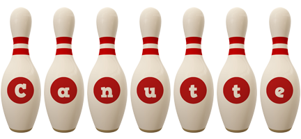 Canutte bowling-pin logo