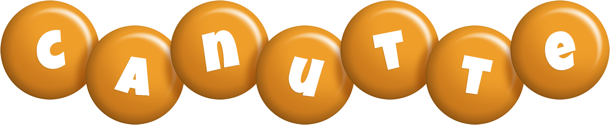 Canutte candy-orange logo