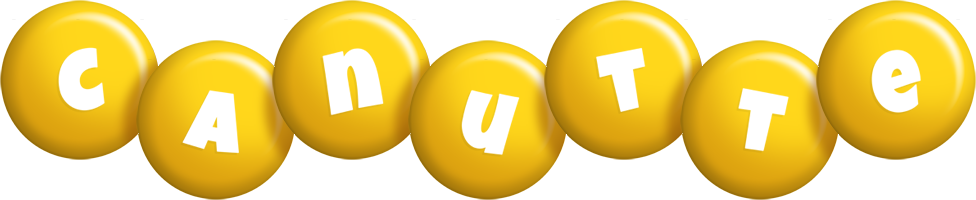 Canutte candy-yellow logo