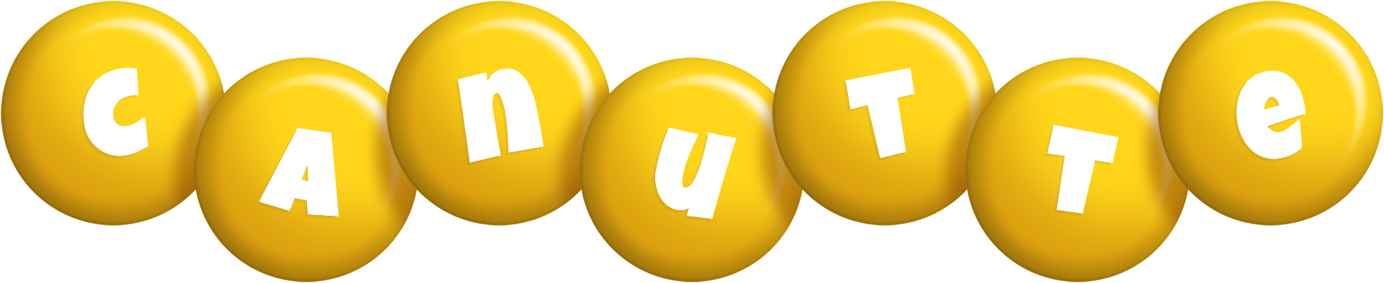 Canutte candy-yellow logo