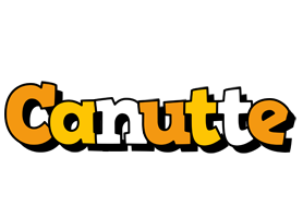 Canutte cartoon logo
