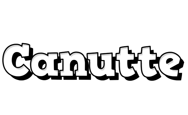 Canutte snowing logo