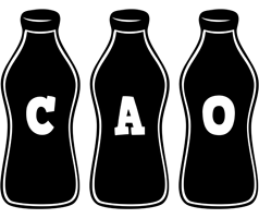 Cao bottle logo