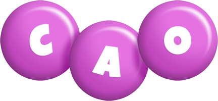 Cao candy-purple logo