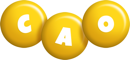 Cao candy-yellow logo