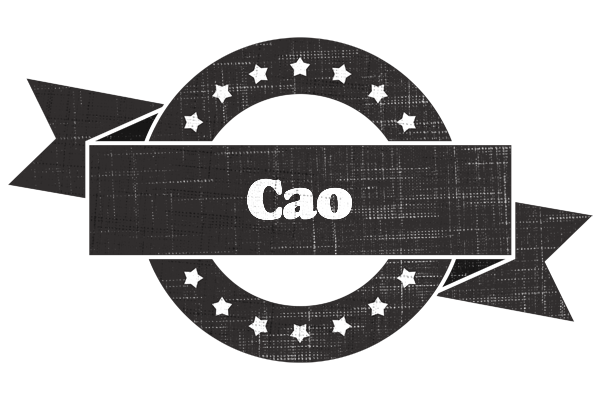 Cao grunge logo