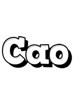 Cao snowing logo