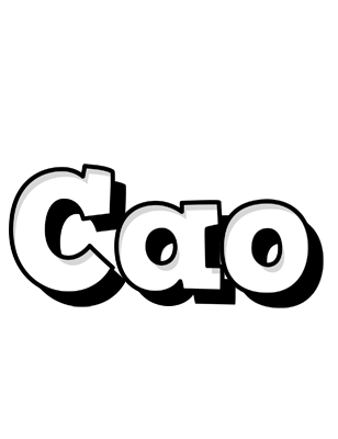 Cao snowing logo