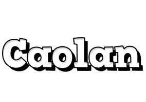 Caolan snowing logo