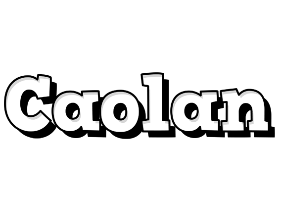 Caolan snowing logo