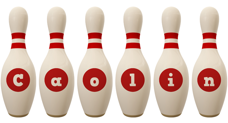 Caolin bowling-pin logo