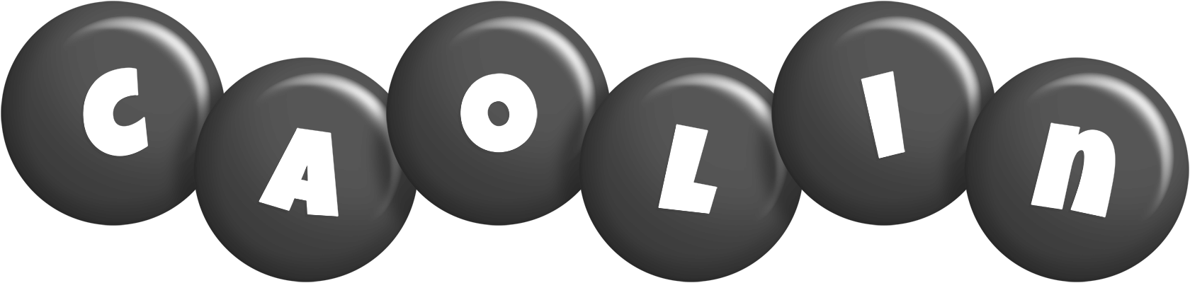 Caolin candy-black logo