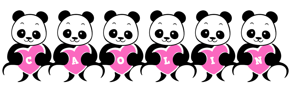 Caolin love-panda logo