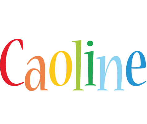 Caoline birthday logo