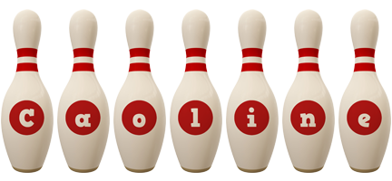 Caoline bowling-pin logo