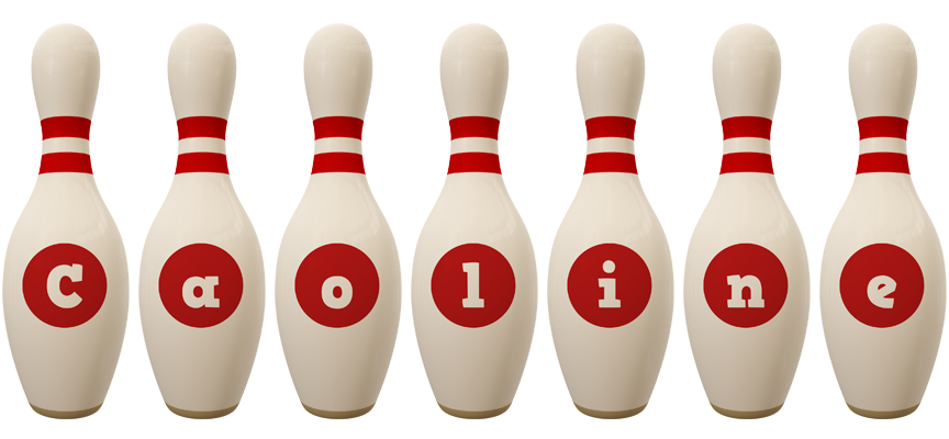 Caoline bowling-pin logo