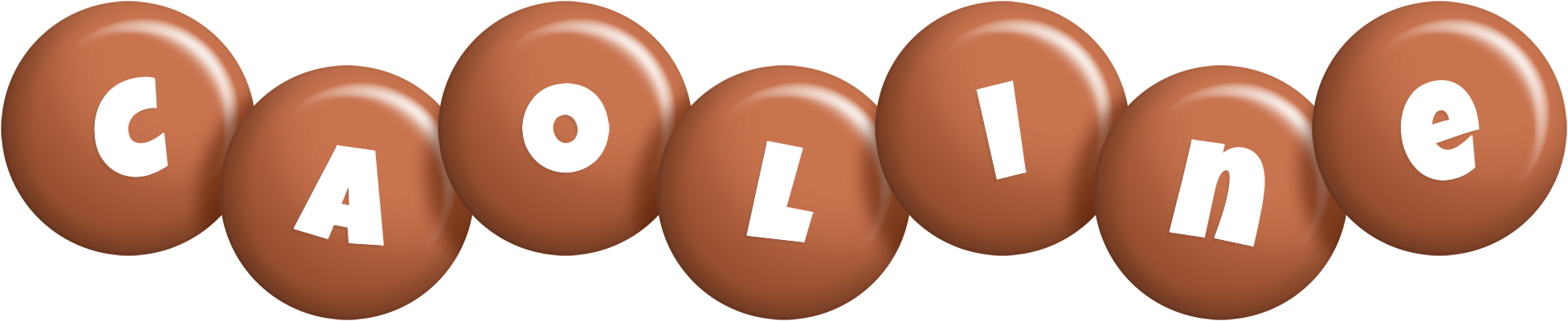 Caoline candy-brown logo