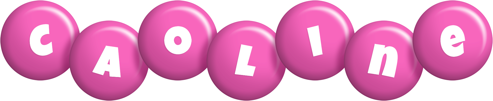 Caoline candy-pink logo