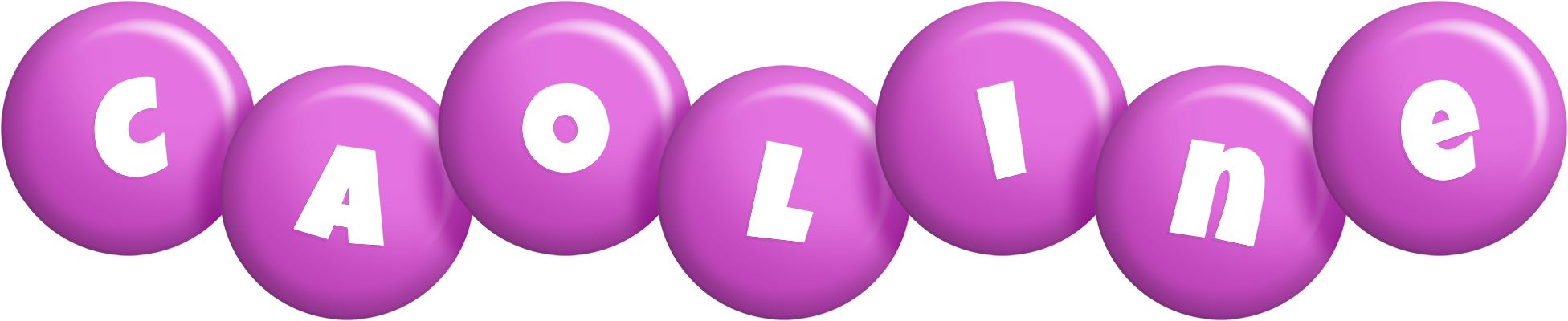 Caoline candy-purple logo
