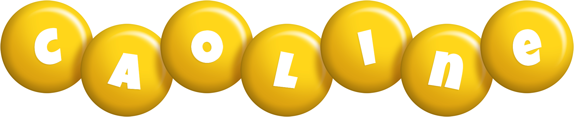 Caoline candy-yellow logo