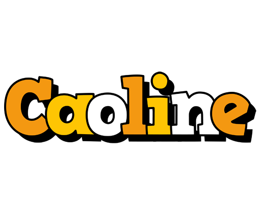Caoline cartoon logo