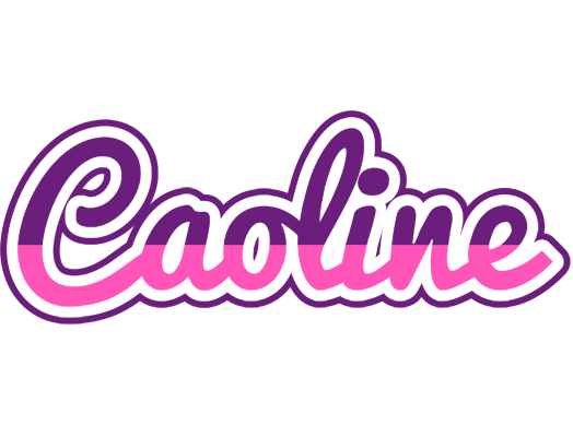 Caoline cheerful logo