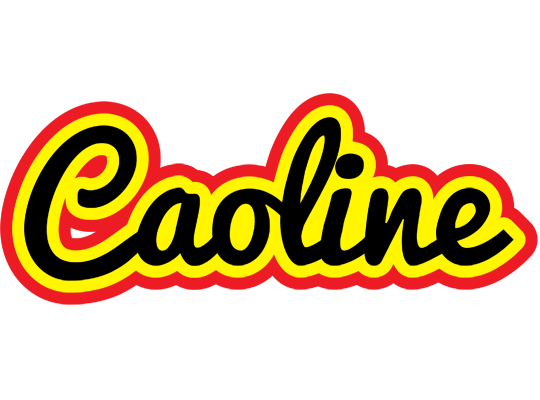 Caoline flaming logo