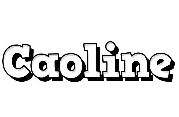 Caoline snowing logo