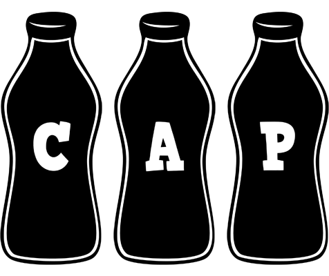 Cap bottle logo