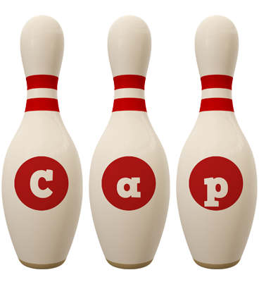 Cap bowling-pin logo