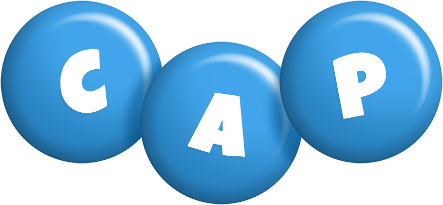 Cap candy-blue logo