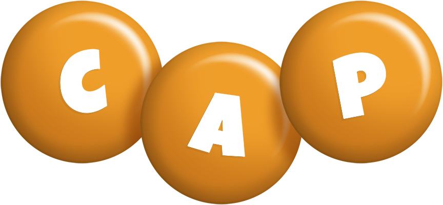 Cap candy-orange logo