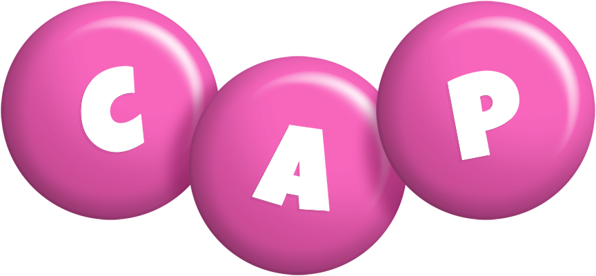 Cap candy-pink logo