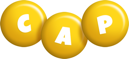 Cap candy-yellow logo
