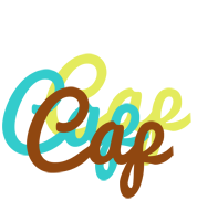 Cap cupcake logo