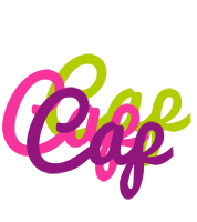 Cap flowers logo