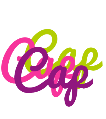 Cap flowers logo