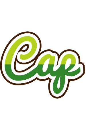 Cap golfing logo