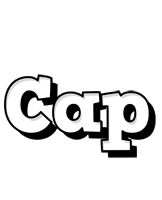 Cap snowing logo