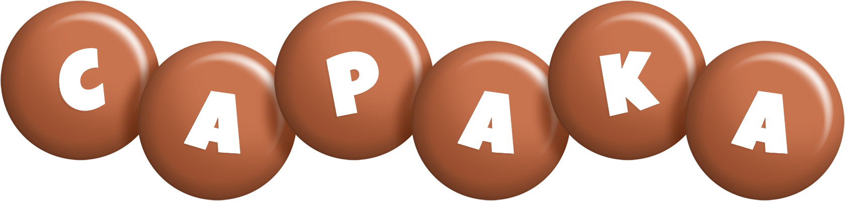 Capaka candy-brown logo