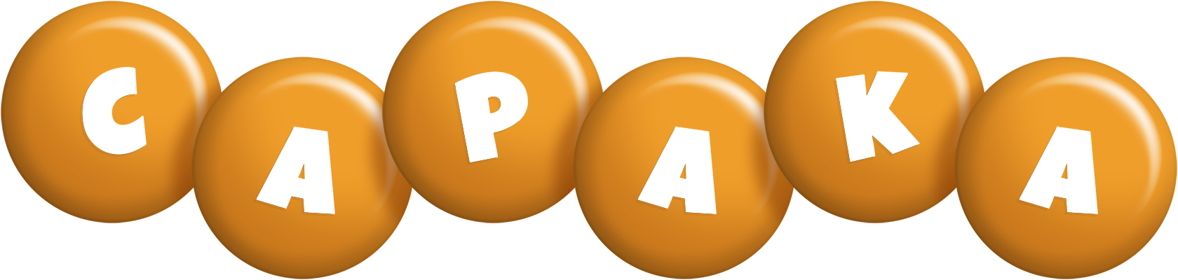 Capaka candy-orange logo