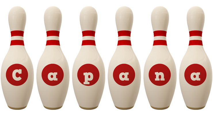 Capana bowling-pin logo