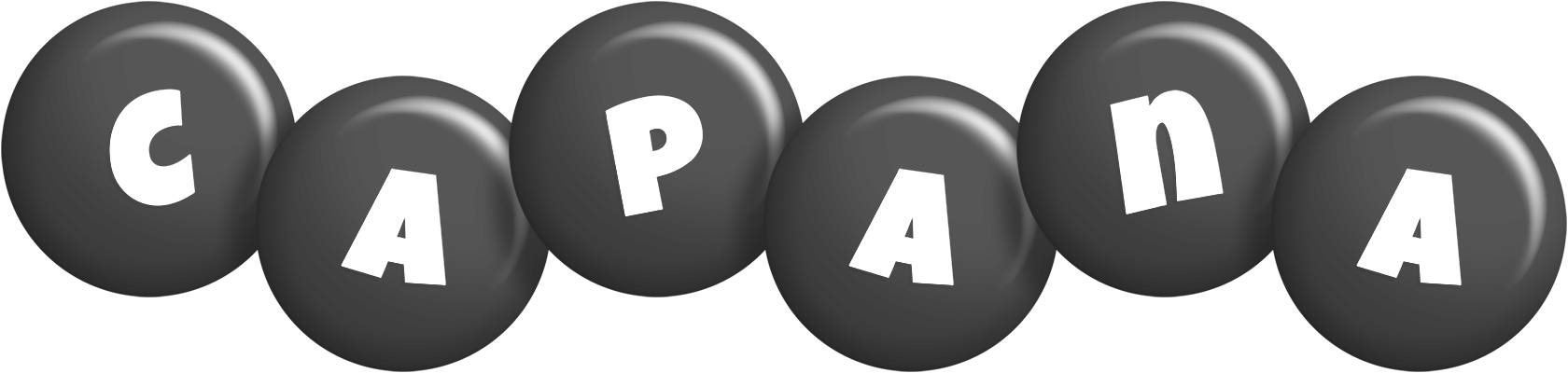 Capana candy-black logo